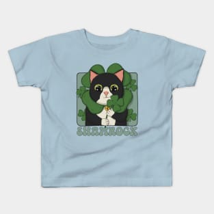 Tuxedo Shamrock Kids T-Shirt